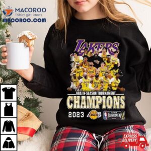 Nba In Season Tournament Champions Los Angeles Lakers Tshirt