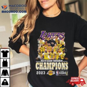 Nba In Season Tournament Champions Los Angeles Lakers Tshirt