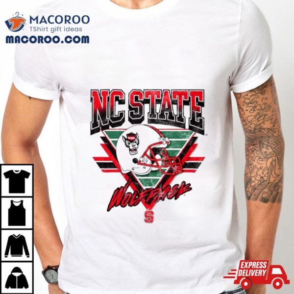 Nc State Wolfpack Helmet Triangle Vintage Shirt