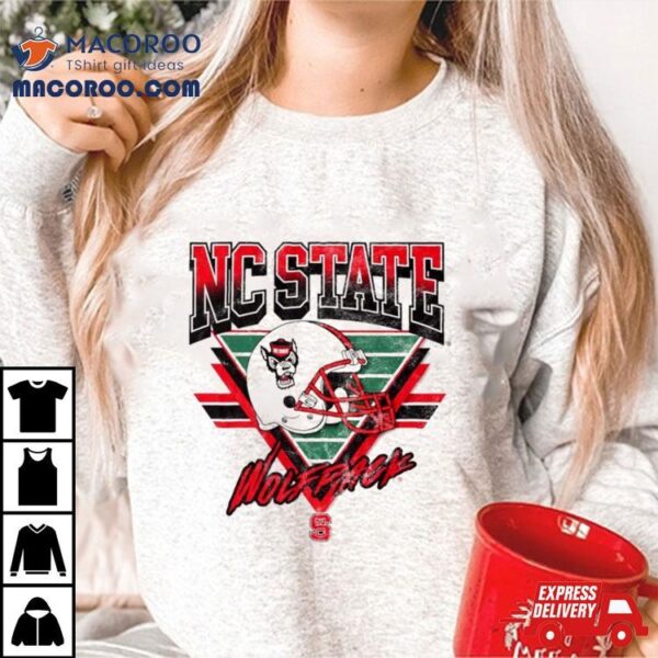 Nc State Wolfpack Helmet Triangle Vintage Shirt