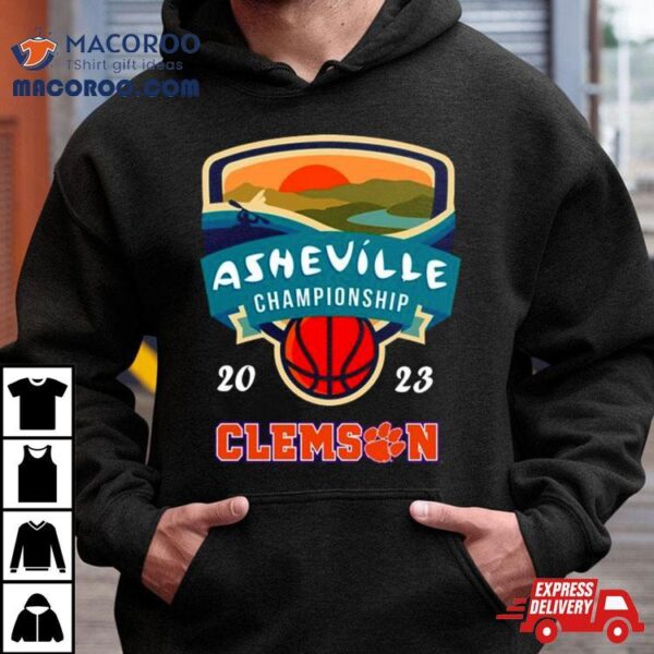 Ncaa Clemson Tigers University Men’s Basketball Asheville Championship 2023 Congratulations T Shirt