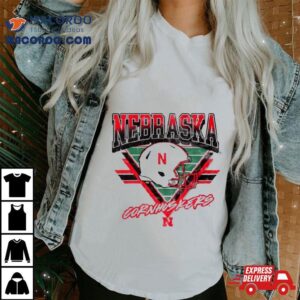 Nebraska Cornhuskers Helmet Triangle Vintage Tshirt