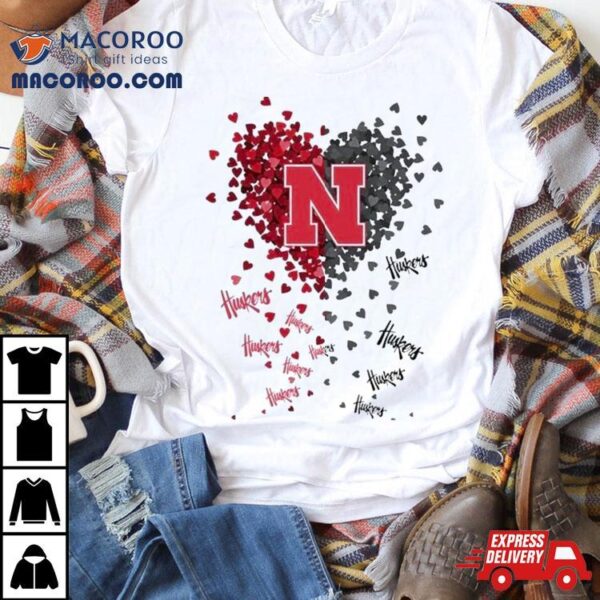 Nebraska Cornhuskers Tiny Heart Shape 2023 Shirt