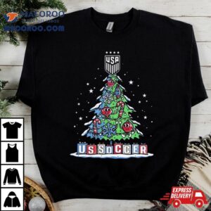 New Era Uswnt Usa Ussoccer Christmas Tree T Shirt