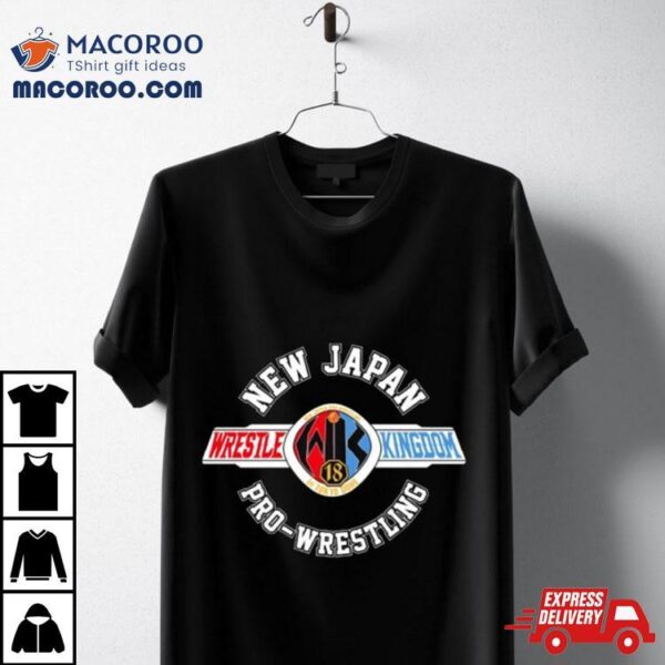 New Japan Pro Wrestling Wrestle Kingdom 18 Event Shirt