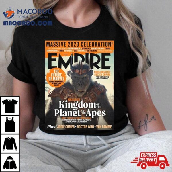 New Look At Kingdom Of The Planet Of The Apes Massive 2023 Celebration T Shirt