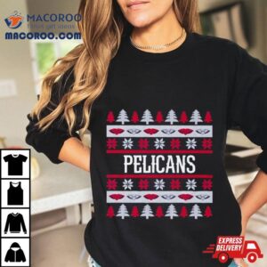 New Orleans Pelicans Holiday Ugly Christmas Tshirt