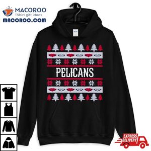 New Orleans Pelicans Holiday Ugly Christmas Tshirt