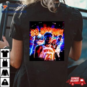 New York Knicks Mitchell Robinson Savage Tshirt