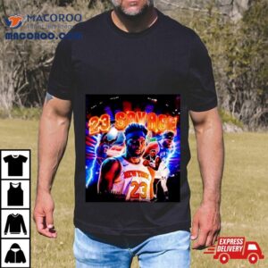 New York Knicks Mitchell Robinson Savage Tshirt