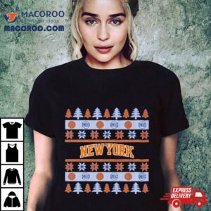 New York Knicks Ugly Christmas Tshirt