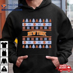 New York Knicks Ugly Christmas Tshirt
