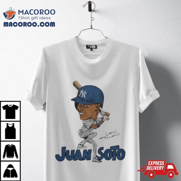 New York Yankees Juan Soto Signature Cartoon Shirt