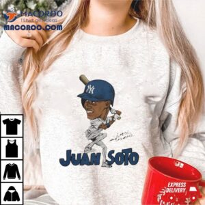 New York Yankees Juan Soto Signature Cartoon Tshirt