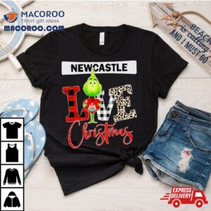 Newcastle United Grinch Love Christmas Tshirt