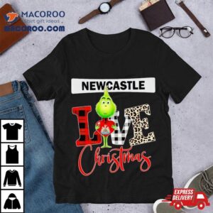 Newcastle United Grinch Love Christmas Tshirt