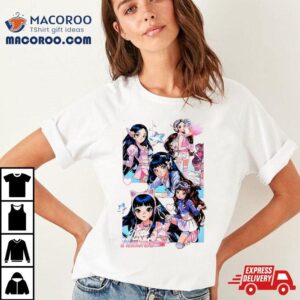 Newjeans Anime Get Up Album Cover Tshirt