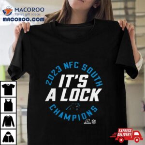 Nfc East Champions It S A Lock Carolina Panthers Tshirt