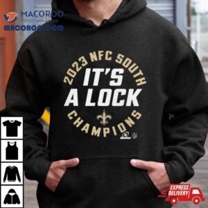 Nfc East Champions It S A Lock New Orleans Saints Tshirt