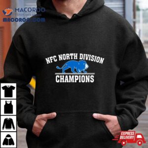 Nfc North Division Champions Lion Detroit Lions Tshirt