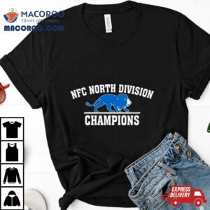 Nfc North Division Champions Lion Detroit Lions Tshirt