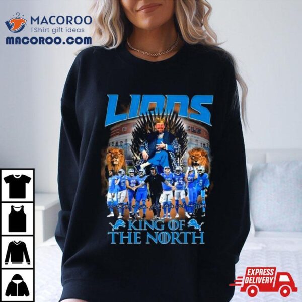 Nfl Detroit Lions King Of The North Signatures T Shirt