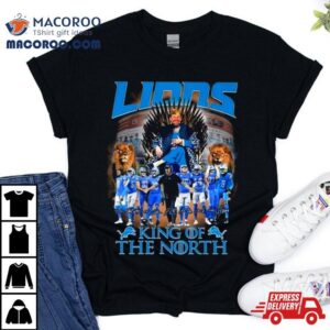 Nfl Detroit Lions King Of The North Signatures Tshirt