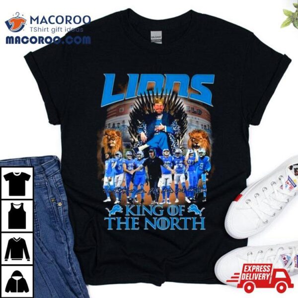 Nfl Detroit Lions King Of The North Signatures T Shirt