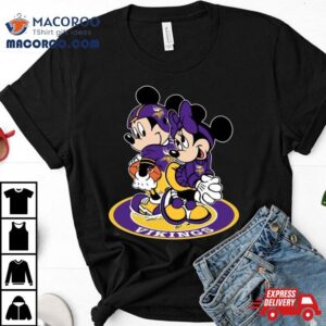 Nfl Minnesota Vikings Mickey Mouse And Minnie Mouse T Shirt