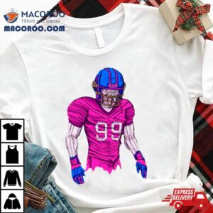 Nfl Player In Cyberpunk Style Tshirt