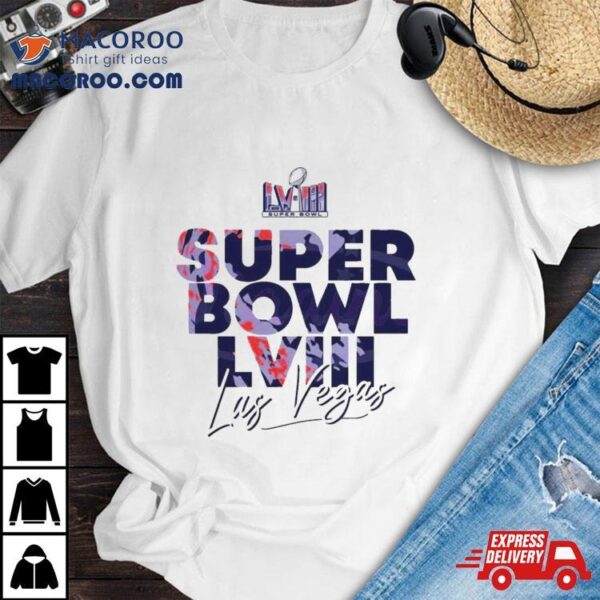 Nfl Super Bowl Lviii Las Vegas 2024 Logo Shirt