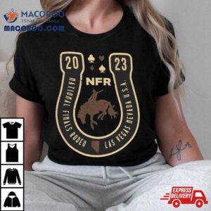 Nfr Rodeo Quincy Horseshoe Tshirt