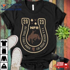 Nfr Rodeo Quincy Horseshoe Tshirt