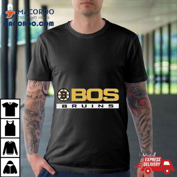 Nhl Boston Bruins Logo Grey Tri Blend T Shirt