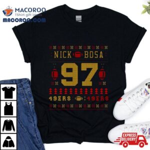 Nick Bosa Christmas Pattern Shirt