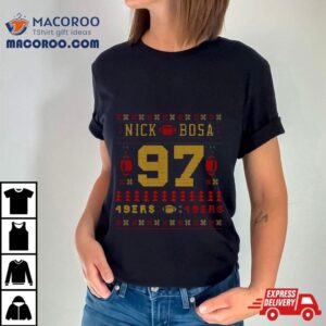 Nick Bosa Christmas Pattern Shirt