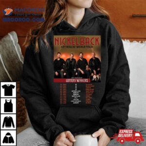 Nickelback Get Rollin World Tour Tshirt