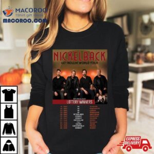 Nickelback Get Rollin World Tour Tshirt