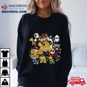 Nintendo Super Mario Bowser Enemy Group Tshirt