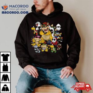 Nintendo Super Mario Bowser Enemy Group Tshirt