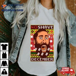 No Shave December Christmas Tshirt