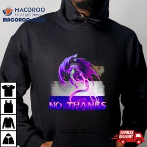 No Thanks Dragon Ace Asexual Flag Meme Tshirt