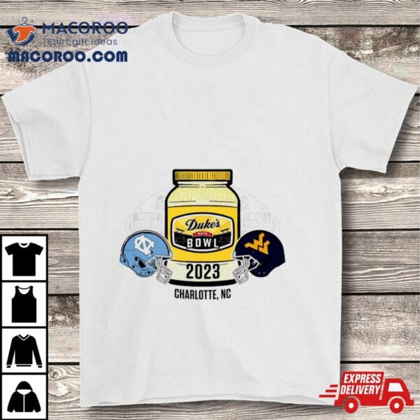 North Carolina Vs West Virginia 2023 Duke’s Mayo Bowl Shirt