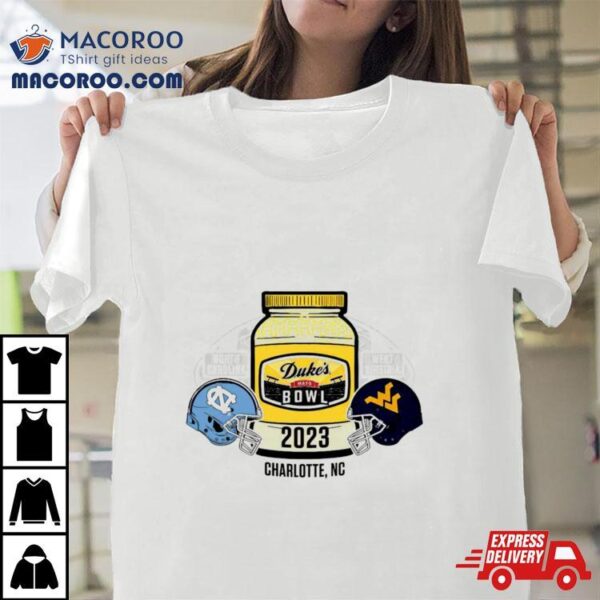 North Carolina Vs West Virginia 2023 Duke’s Mayo Bowl Shirt