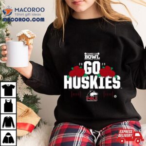 Northern Illinois Huskies Camellia Bowl Go Huskies Tshirt