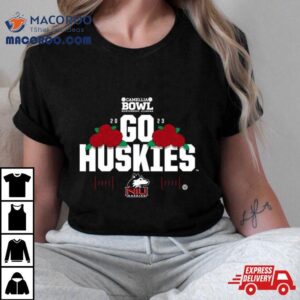 Northern Illinois Huskies Camellia Bowl Go Huskies Tshirt