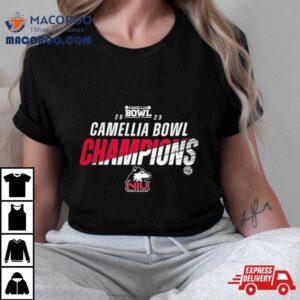 Northern Illinois Huskies Champions Camellia Bowl Tshirt