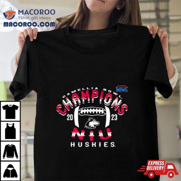 Northern Illinois University Football 2023 Camellia Bowl Champions Shirt