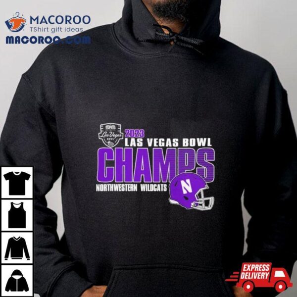 Northwestern Wildcats Champions 2023 Las Vegas Bowl T Shirt