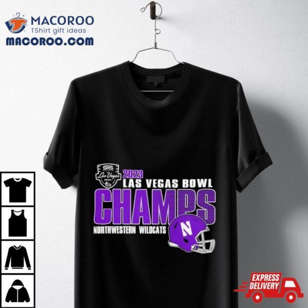 Northwestern Wildcats Champions 2023 Las Vegas Bowl T Shirt